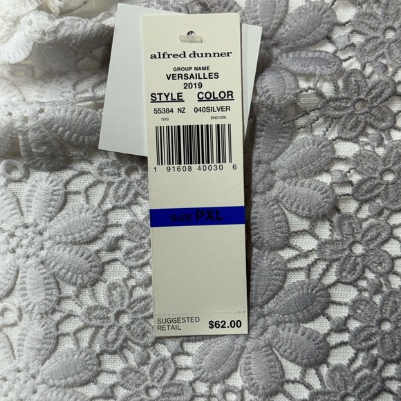 Alfred Dunner size PXL white and gray ombré shirt NWT, never before worn! - Picture 10 of 10